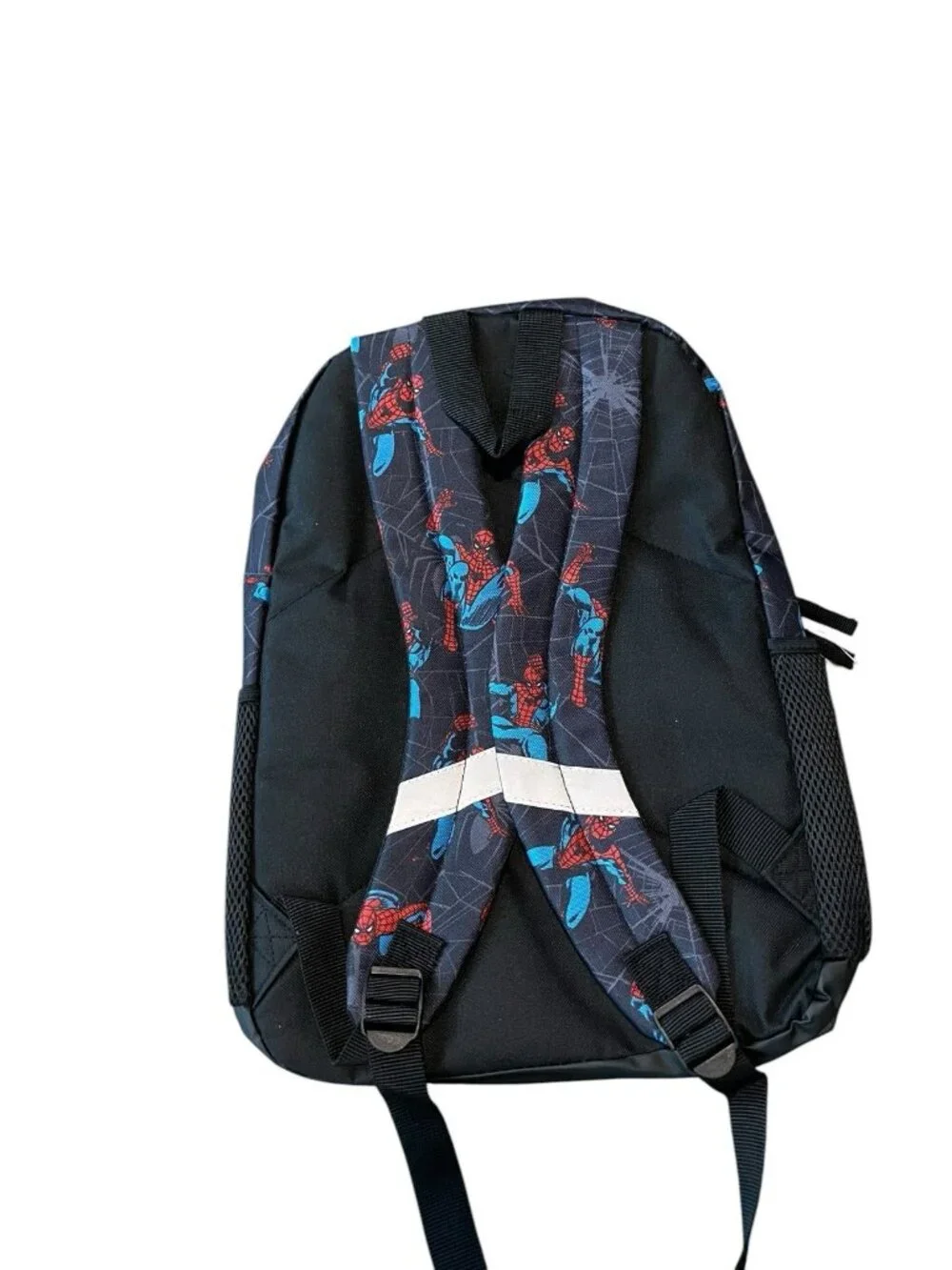 Marvel Spider-Man Large 17 In Backpack Drink Pockets School Travel NWT